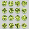 2.50 mm 16 pcs Round Machine Brilliant Cut Extreme Brilliancy Natural AAA Yellow Green Chrysoberyl {Flawless-VVS}--AAA Grade