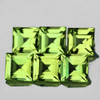 3.00 mm 6 pcs Square Machine Cut Extreme Brilliancy Natural Yellow Green Chrysoberyl {Flawless-VVS}--AAA Grade