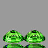 6x5 mm 2 pcs { 1.74cts } Oval AAA Fire Intense Chrome Green Tsavorite Garnet Natural {Flawless-VVS}--AAA Grade