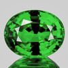 6.5x5.5 mm { 0.75 cts } Oval AAA Fire Intense Chrome Green Tsavorite Garnet Natural {Flawless-VVS}--AAA Grade