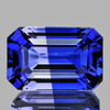 6x4 mm { 0.60cts } Octagon Emerald Cut Bi Color Intense Ceylon Blue Sapphire Natural {Flawless-VVS}--AAA Grade