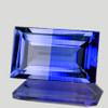5.5x3 mm { 0.40 cts } Baguette Emerald Cut Bi Color Ceylon Blue Sapphire Natural {Flawless-VVS}