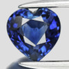 5.30 mm Heart AAA Fire Natural Ceylon Blue Sapphire {Flawless-VVS}