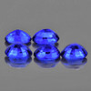 4x3 mm 5 pcs Oval AAA Fire Intense Ceylon Blue Sapphire Natural {Flawless-VVS}--AAA Grade