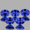 4x3 mm 5 pcs Oval AAA Fire Intense Ceylon Blue Sapphire Natural {Flawless-VVS}--AAA Grade