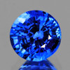 5.00 mm { 0.70 cts }Round Best AAA Fire Intense Ceylon Blue Sapphire Natural {Flawless-VVS)--AAA Grade