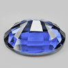7x5 mm { 1.06 cts} Oval AAA Fire Intense Ceylon Blue Sapphire Natural {Flawless-VVS}--AAA Grade--FREE CERTIFICATE