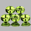 4.5x3.5 mm 5 pcs Oval Machine Cut Extreme Brilliancy AAA Yellow Green Chrysoberyl Natural {Flawless-VVS}--AAA Grade