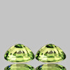 5x4 mm 2 pcs Oval Machine Cut Extreme Brilliancy Natural Green Yellow Chrysoberyl {Flawless-VVS}--AAA Grade