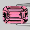 6x4 mm { 0.56 cts } Octagon Emerald Cut AAA Neon Natural AAA Padparadscha Pink Sapphire {Flawless-VVS}--AAA Grade