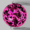 5.00 mm { 0.58 cts } Round Extreme Brilliancy Premium Deep Pink Sapphire Natural (Flawless-VVS}--AAA Grade