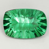 20x15 mm {19.34 cts} Rectangle ConCave Cut Emerald Green Fluorite Natural{Flawless-VVS1}