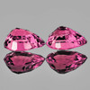 6x5 mm 2pcs Pear AAA Fire Intense Padparadscha Pink Sapphire Natural {Flawless-VVS}--AAA Grade