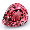 6x5 mm { 0.78 cts } Pear AAA Fire Intense Padparadscha Pink Sapphire Natural {Flawless-VVS}--AAA Grade