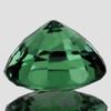 5.70 mm { 1.01 cts } Round Cut AAA Fire Intense Dark Green Sapphire { Flawless-VVS }