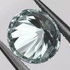 5.50 mm Round Machine Brilliant Cut Extreme Brilliancy Natural Titanium Green Sapphire { Flawless-VVS }--AAA Grade