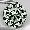 5.50 mm { 0.81 cts } Round Machine Cut Extreme Brilliancy Natural Titanium Green Sapphire { Flawless-VVS }--AAA Grade