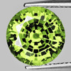 5.30 mm { 0.65 cts } Round Machine Cut Extreme Brilliancy Intense Yellow Green Sapphire Natural { Flawless-VVS }--AAA Grade
