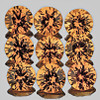 3.00 mm 9 pcs Round Brilliant Machine Cut Extreme Brilliancy Natural Fanta Orange Sapphire {Flawless-VVS}--AAA Grade