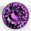 5.20 mm { 0.70 cts } Round AAA Fire Intense Purple Sapphire Natural {Flawless-VVS}--AAA Grade