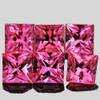 2.70 mm 9 pcs Square Princess Cut Extreme Brilliancy Premium AAA Pink Sapphire Natural {Flawless-VVS}--AAA Grade