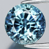 4.80 mm { 0.50 cts } Round Cut Extreme Brilliancy Natural AAA Teal Blue Sapphire { Flawless-VVS }--AAA Grade