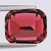 8x6.5 mm { 2.19 cts} Cushion Machine Cut Extreme Brilliancy Intense Padparadscha Rhodolite Garnet Natural (Umbalite) {Flawless-VVS1}--AAA Grade