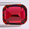 9x7 mm { 3.06 cts} Cushion Machine Cut Extreme Brilliancy Intense Cherry Red Rhodolite Garnet (Umbalite) Natural {Flawless-VVS1}--AAA Grade