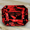 8x6.5 mm { 2.23 cts } Octagon Radiant Cut Best AAA Neon AAA Padparadscha Orange Rhodolite Garnet Natural (Umbalite) {Flawless-VVS1}--AAA Grade