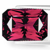 8.5x6.5 mm { 2.51 cts } Octagon Radiant Cut Best AAA Neon Intense Pink Red Rhodolite Garnet Natural (Umbalite) {Flawless-VVS1}--AAA Grade