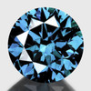 4.50 mm Round Brilliant Cut AAA Fire Natural Intense Blue Sapphire {Flawless-VVS}--AAA Grade