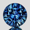 4.30 mm Round Brilliant Cut AAA Fire Natural Intense Blue Sapphire {Flawless-VVS}--AAA Grade