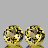 12.00 mm 2 pcs Round AAA Fire Golden Yellow Citrine Natural {Flawless-VVS1}