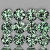 2.50 mm 12 pcs Round Machine Brilliant Cut Extreme Brilliancy Natural AAA Green Sapphire Madagascar {Flawless-VVS}--AAA Grade