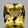 18.00 mm {21.50 cts{ Cushion Best AAA Fire Golden Yellow Citrine Natural {Flawless-VVS1}