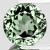 6.70 mm { 1.02 cts } Round Brilliant Cut AAA Fire Natural Green Tourmaline {Flawless-VVS}
