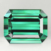 8.5x6.5 mm { 2.30 cts } Octagon Emerald Cut Best AAA Neon Natural AAA Blue Green Tourmaline Afghanistan { Flawless-VVS }--AAA Grade