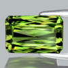 13x8 mm { 4.40 cts} Octagon Scissor Cut Best AAA Neon Natural Green Tourmaline {Flawless-VVS}--AAA Grade