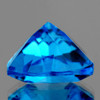 10.00 mm { 4.22 cts } Trilliant Brilliant Cut Best AAA Fire Intense Swiss Blue Topaz Natural {Flawless-VVS1}--AAA Grade