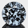 5.40 mm Round Brilliant Cut Extreme Brilliancy Natural Grayish Blue Tourmaline Afghanistan {Flawless-VVS}