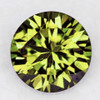 5.50 mm Round Brilliant Cut Extreme Brilliancy Natural Yellow Green Tourmaline Afghanistan {Flawless-VVS)--AAA Grade