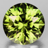 5.70 mm Round Brilliant Cut Extreme Brilliancy Natural Canary Green Tourmaline Afghanistan {Flawless-VVS)--AAA Grade