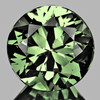 5.80 mm Round Brilliant Cut AAA Fire Natural Green Tourmaline Afghanistan {Flawless-VVS)