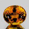 8x7 mm { 1.94 cts } Oval AAA Fire Intense Golden Yellow Tourmaline Natural {Flawless-VVS1}
