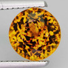 5.50 mm 1 pcs Round Brilliant Cut AAA Fire Intense Golden Yellow Mali Garnet Natural {Flawless-VVS}--AAA Grade