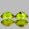 6x4.5 mm 2 pc Oval Brilliant Cut AAA Fire Premium Lemon Yellow Mali Garnet Natural {Flawless-VVS}--AAA Grade