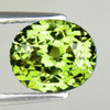 6x5 mm {0.80 cts} Oval Brilliant Cut Extreme Brilliancy AAA Canary Green Mali Garnet Natural {Flawless-VVS1}