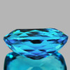 14x11 mm { 9.13 cts} Cushion Brilliant Cut Extreme Brilliancy Natural Swiss Blue Topaz {Flawless-VVS1}--AAA Grade