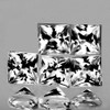 1.40 mm 5 pcs Square Princess Cut Extreme Brilliancy Natural White Diamond Color D-F { VVS }--AAA Grade