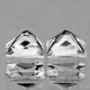 1.90 mm 2 pcs Square Princess Cut Extreme Brilliancy Natural White Diamond Color D-F { VVS }--AAA Grade